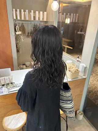 セミロング 名古屋/伏見/花屋 併設/不破新のヘアスタイル