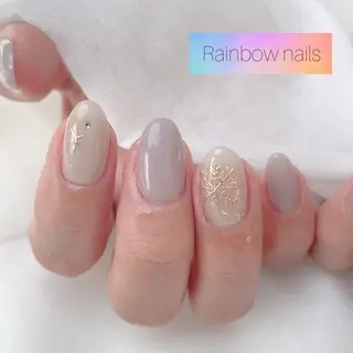 ネイル Rainbow nailsくろちゃんのネイルデザイン