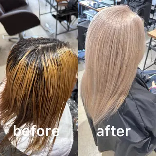 セミロング ✨髪質改善美髪矯正✨ ボブ/韓国レイヤー✨のヘアスタイル