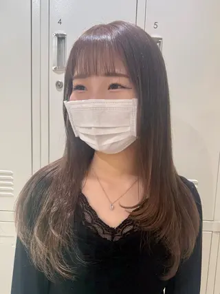 ロング カラー オタク美容師☃️🩵 ヘアアレンジのヘアスタイル