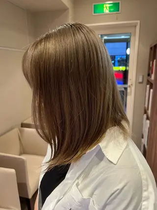 セミロング カラー dogstar小林諒 レイヤー/パーマのヘアスタイル