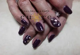 ミディアム ネイル ネイルサロン Cureのネイルデザイン