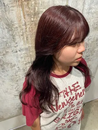 セミロング 【お洒落パーマ】 Elme　肥塚康汰郎のヘアスタイル