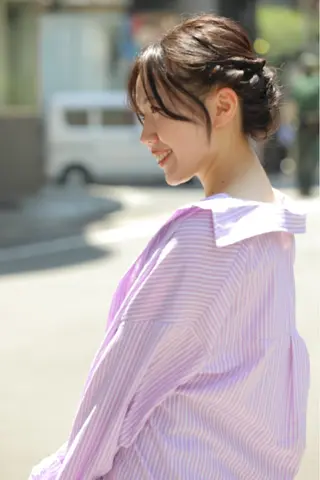 ミディアム Endearing 銀座/レイヤーカットのヘアスタイル