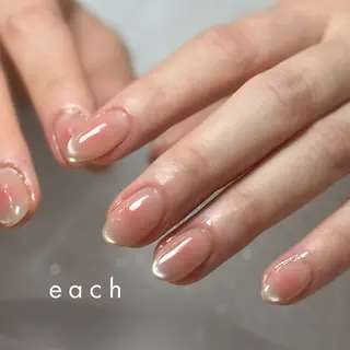 ネイル 𝒆𝒂𝒄𝒉 kanako 🕊のネイルデザイン