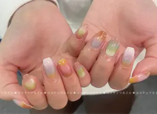 ネイル 神田 ココナッツのネイルデザイン