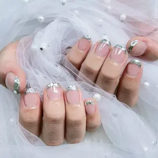 ネイル パーツ全部¥110 サロンミミのネイルデザイン