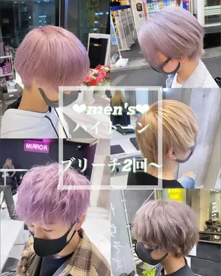 ミディアム 💛ムラ修正ブリーチ 💛YUUのヘアスタイル