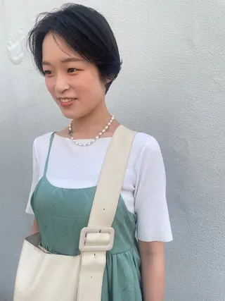 ショート さの あやねのヘアスタイル