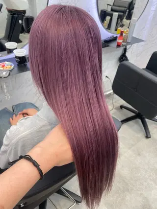 ロング カラー hair salon dot. mooda 韓国風サロン 町田店所属・韓国風ヘア🎀🩶 /♡𝓝𝓸𝓪♡のヘアスタイル