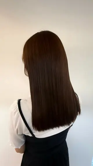 ロング カラー 和田 ののかのヘアスタイル