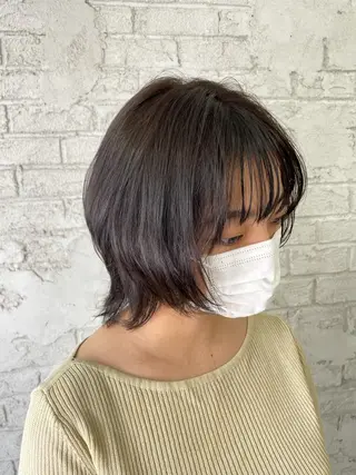 ショート カラー ブリーチ特化 ハイトーンRYOYAのヘアスタイル