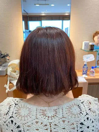 ミディアム カラー 🟢NEGi🟣 🫧髪質改善のヘアスタイル