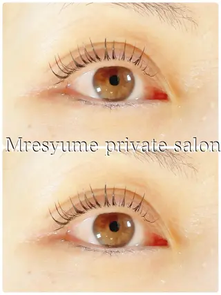 マツエク・マツパ Mresyume MAYUのマツエク・マツパデザイン