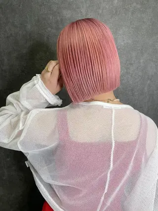 ミディアム _WHITE+ 南海難波店のヘアスタイル