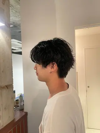 ショート パーマ 森田 鴻之介のヘアスタイル