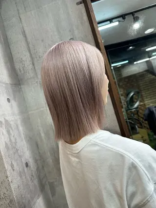 ミディアム カラー 難波ブリーチカラー 伊藤洋輝のヘアスタイル