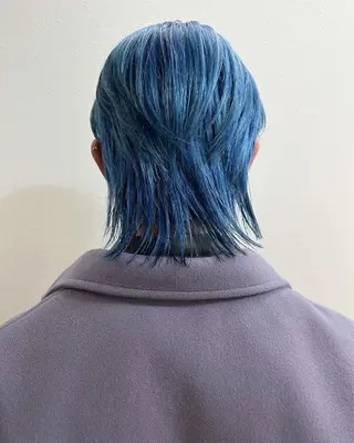 ショート カラー パーマ ヘアアレンジ メンズ 【池袋/スパイキー ショート】ⓝⓘⓜⓤのヘアスタイル