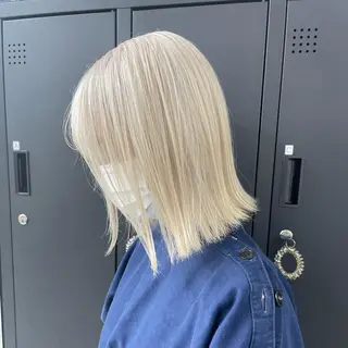 ミディアム ダブルカラー/韓国 ヘア/さわのあかねのヘアスタイル