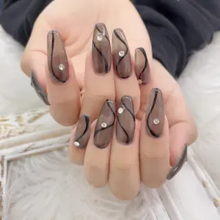 ネイル 🦋ネイルサロン ブラン🌈ゆりのネイルデザイン