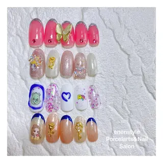 ミディアム ネイル 👑enen style👑のネイルデザイン