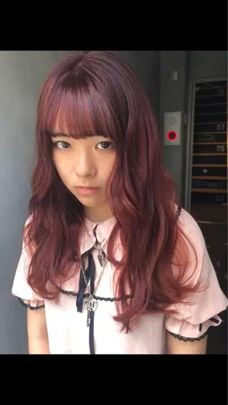 ロング カラー MIYU💋💖 〈XENA渋谷本店〉のヘアスタイル