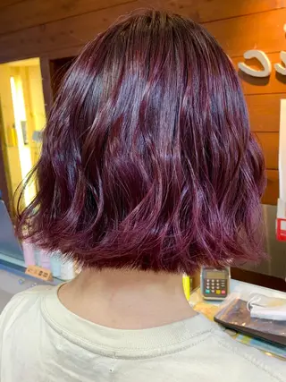 ミディアム 🫧艶髪カラー🫧 森本くるみのヘアスタイル