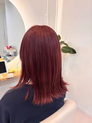 ミディアム lor.kyoto 奥村みゆきのヘアスタイル