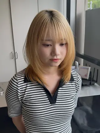 ミディアム 🎀透明感カラー🎀 ENAのヘアスタイル