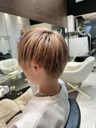 ショート カラー メンズ CiNEMA daikanyama所属・透明感カラー🫧 今泉健太のヘアスタイル