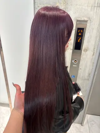 ミディアム rina／ベージュ ワンホン/韓国ヘアのヘアスタイル