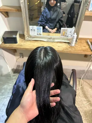 セミロング カラー 暖色カラー/艶カラー mitsuki🌴のヘアスタイル