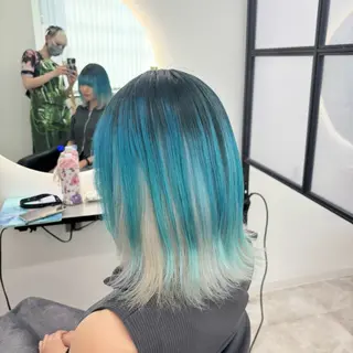 ミディアム カラー Ren. 🦋デザインカラーのヘアスタイル