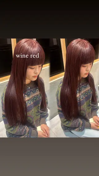 カラー このか/似合わせ/ 透明感/ダブルカラーのヘアスタイル