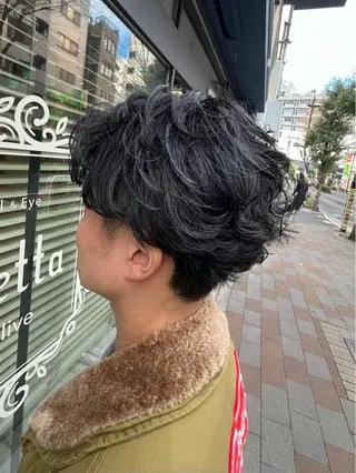 パーマ メンズ ヤシロケンタ メンズ特化のヘアスタイル