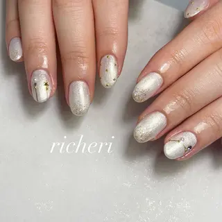 ミディアム ネイル richeri beautyのネイルデザイン