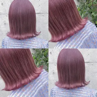 ショート カラー ヘアアレンジ メンズ キッズ 💟Chloe原宿店 🩶ハイトーンのヘアスタイル
