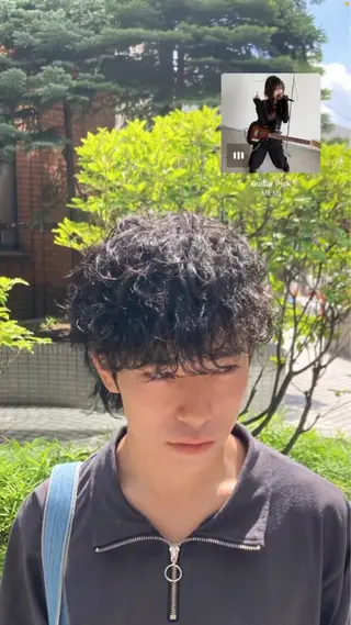 パーマ メンズ メンズ／韓国レイヤー 石田晶人のヘアスタイル