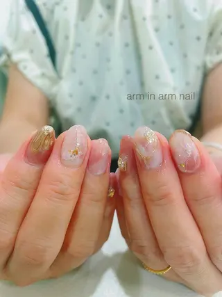 ネイル arm in arm ︎✿Yamamotoのマツエク・マツパデザイン