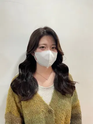 ロング カラー mopa所属・mopa_kaede 暖色カラー/ロングのヘアスタイル