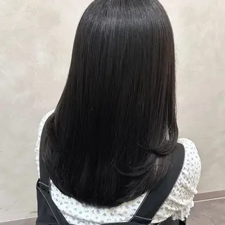 セミロング カラー レイヤー/艶カラー/ Natsuho💞のヘアスタイル