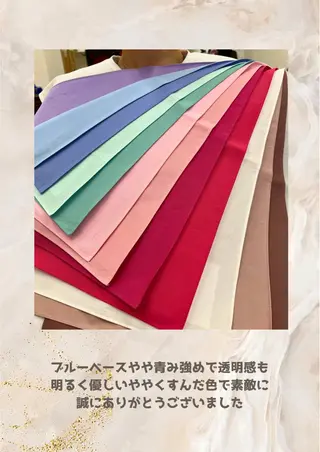 パーソナルカラー診断 自由が丘💐ブルームのその他イメージ