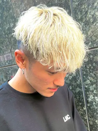 ショート カラー メンズ 名古屋メンズパーマ /松井生のヘアスタイル