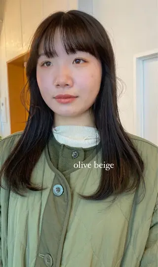 カラー yuzu /韓国ヘア / 透明感カラー🎀のヘアスタイル