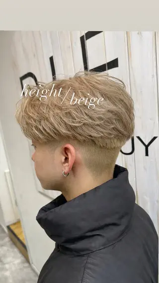 カラー パーマ メンズ DIECE所属・メンズ特化 ⚡️ナツキ⚡️のヘアスタイル