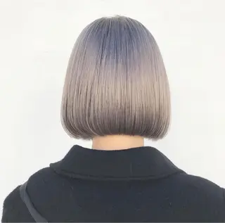 カラー パーマ/ボブ /レイヤー チヒロのヘアスタイル