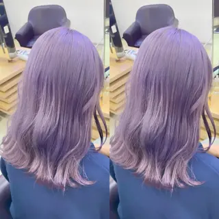 セミロング 艶髪カラー🫧 髪質改善🪽萩原のヘアスタイル