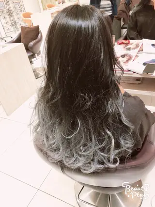 ロング カラー 難しい髪質の縮毛矯正 高岡/射水/髪質改善のヘアスタイル