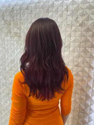 ロング カラー ラティアンヌイグレック所属・豊中/髪質改善/ レイヤーカットミヅキのヘアスタイル