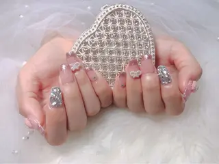 セミロング Hanaai Salon新大久保店のネイルデザイン